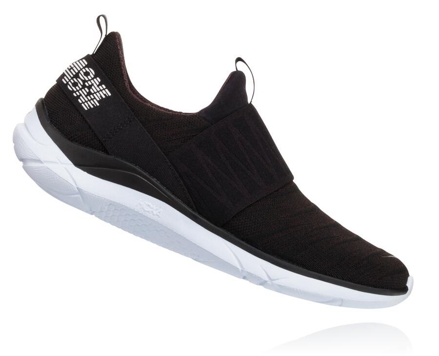 Hoka One One Hupana Slip Löparskor Dam - Svarta/Vita - LPNZS-3278